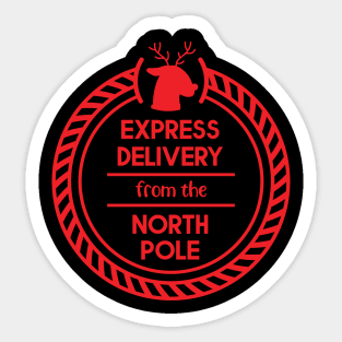 Express Delivery from the North Sticker